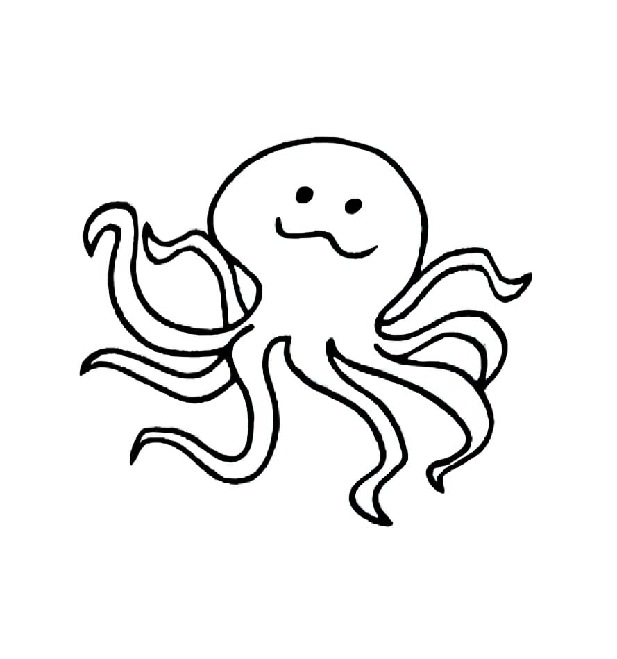 a beak skimming octopus coloring pictures