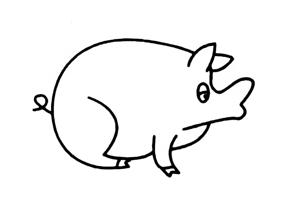 angry pig coloring pictures