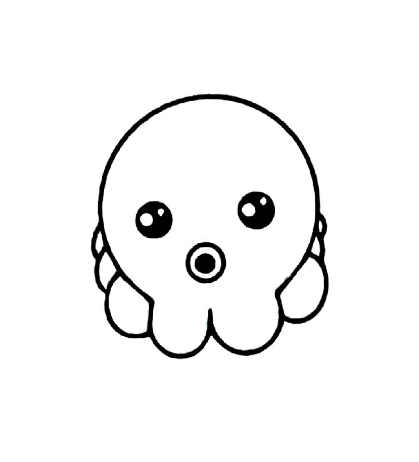 baby octopus coloring pictures