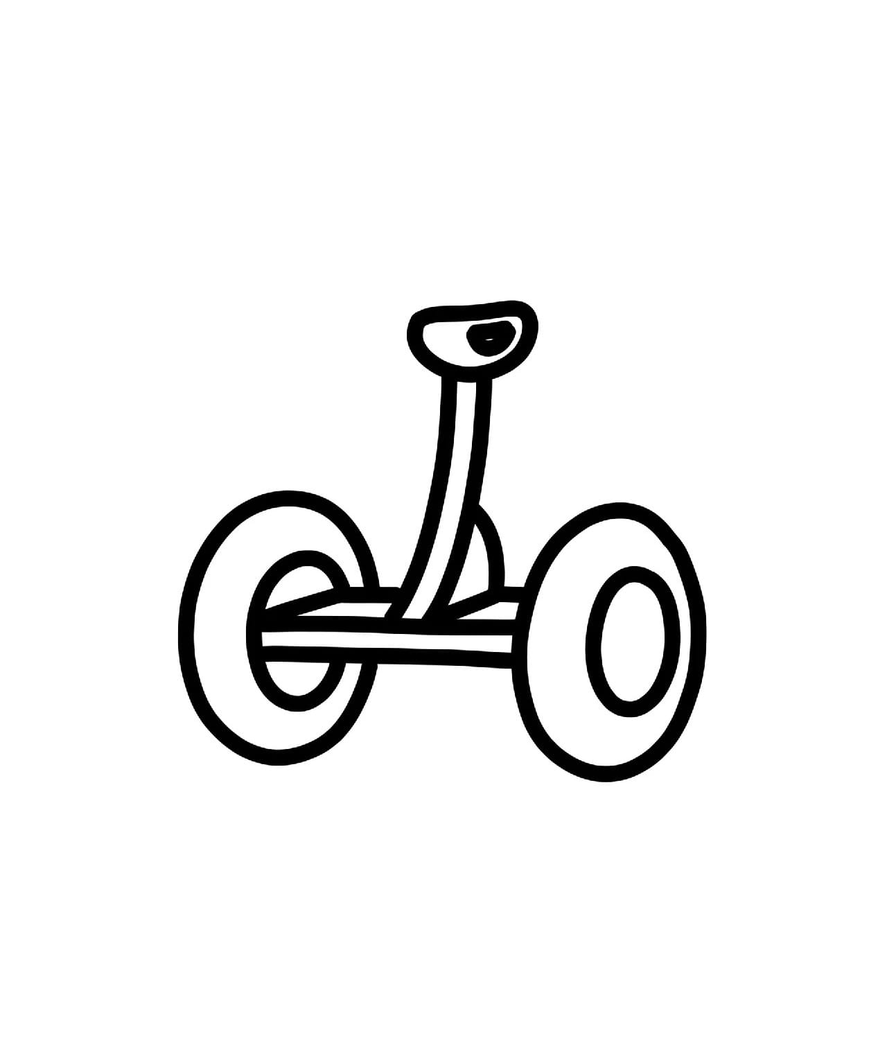 balance bike coloring pictures