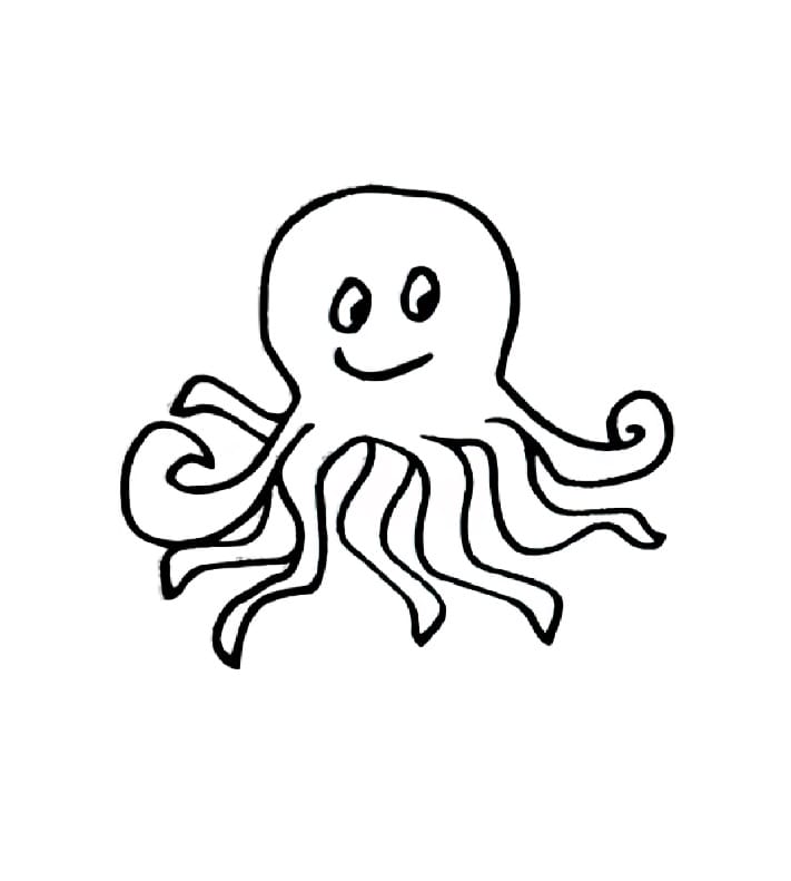 boring octopus coloring pictures