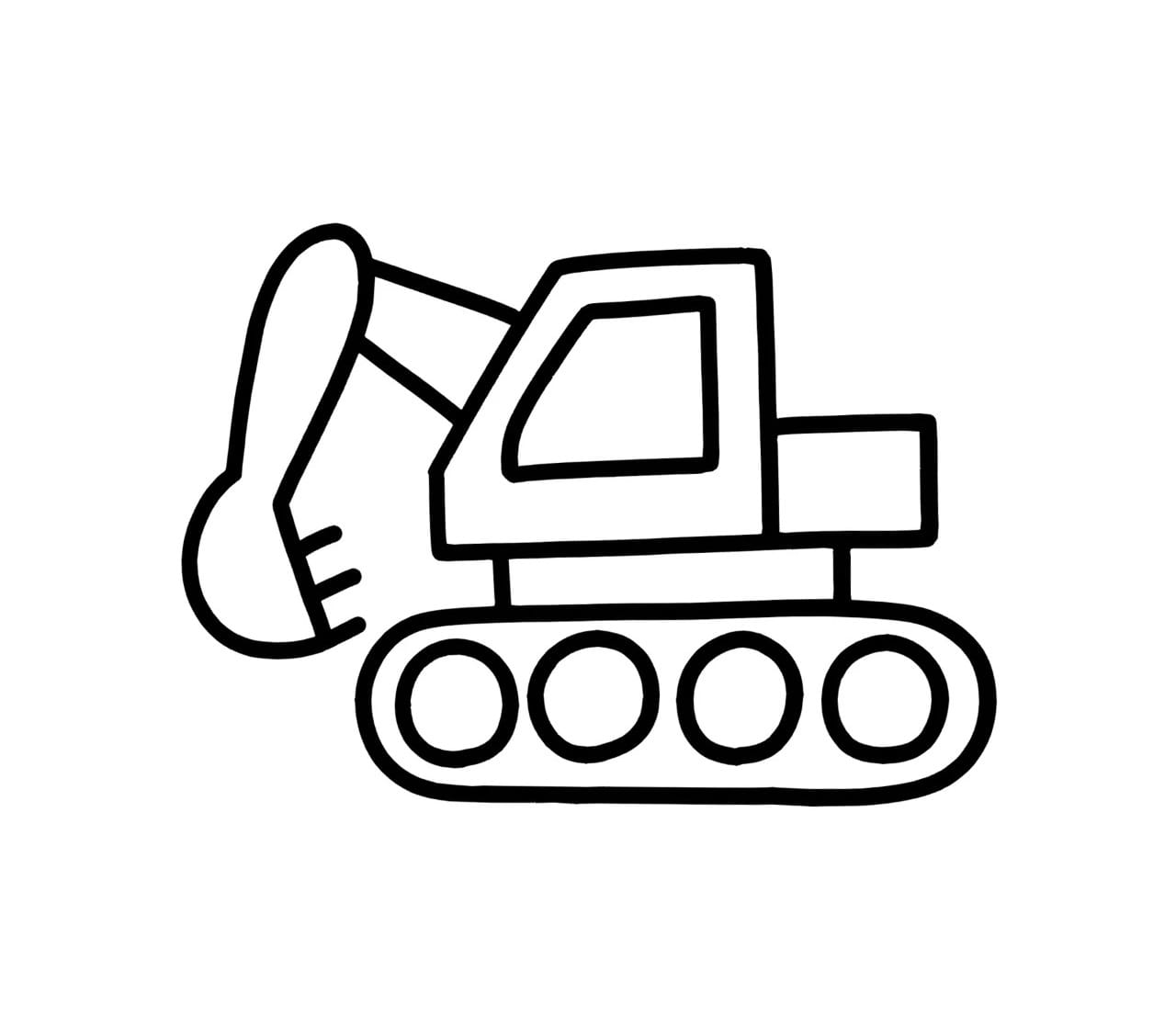 bulldozers coloring pictures
