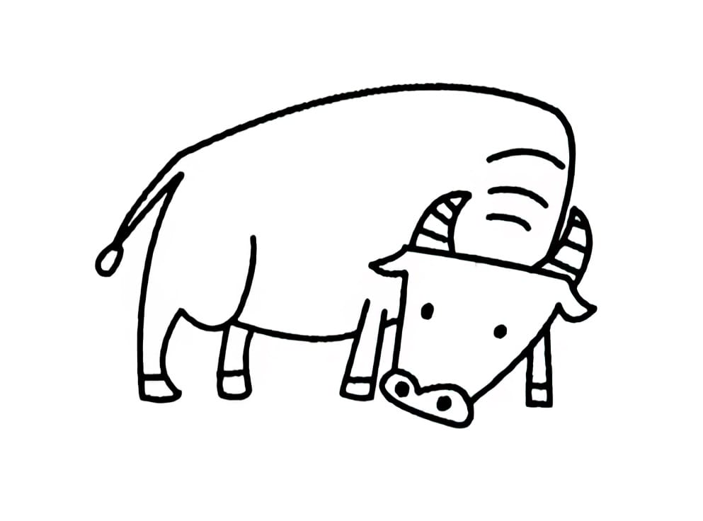 cows in search of food coloring pictures