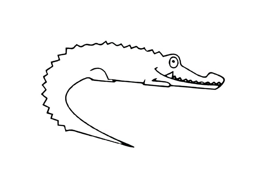 crocodile in the lurk coloring pictures