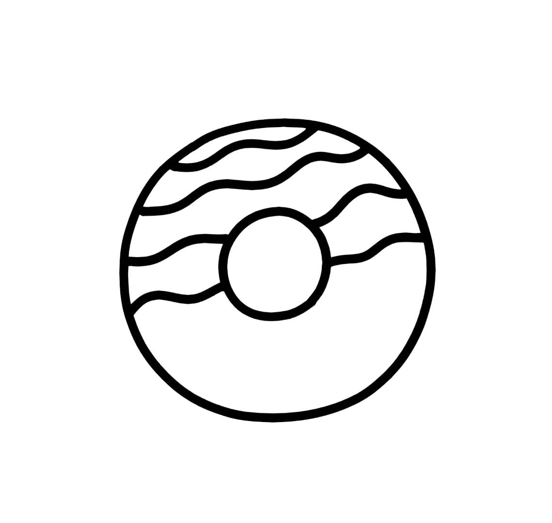 donut with wave shape