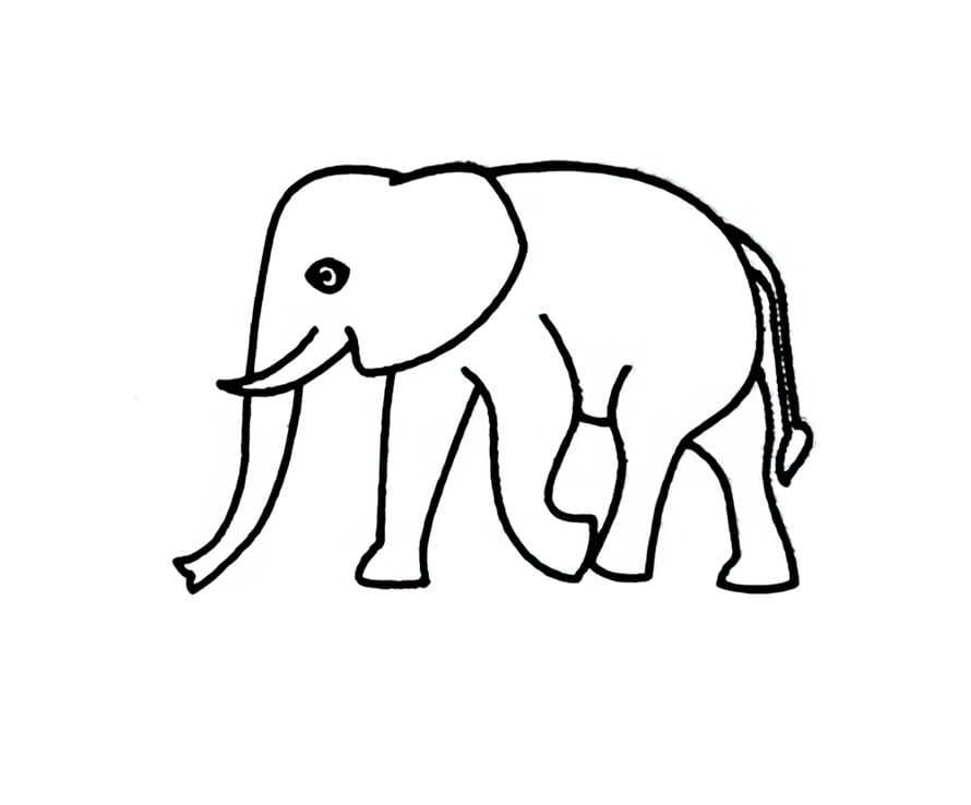 elephants coloring pictures