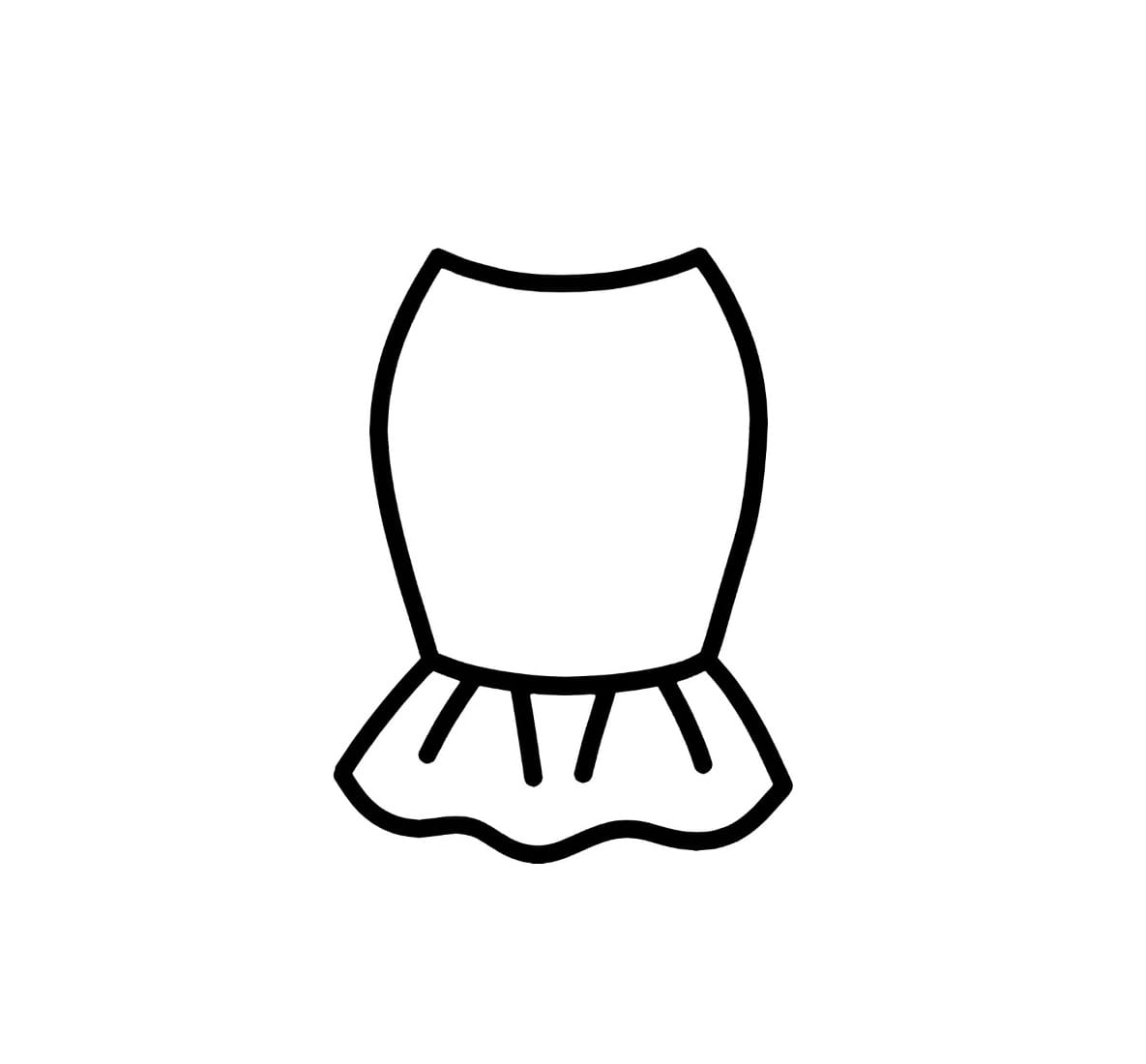 fishtail dress coloring pictures