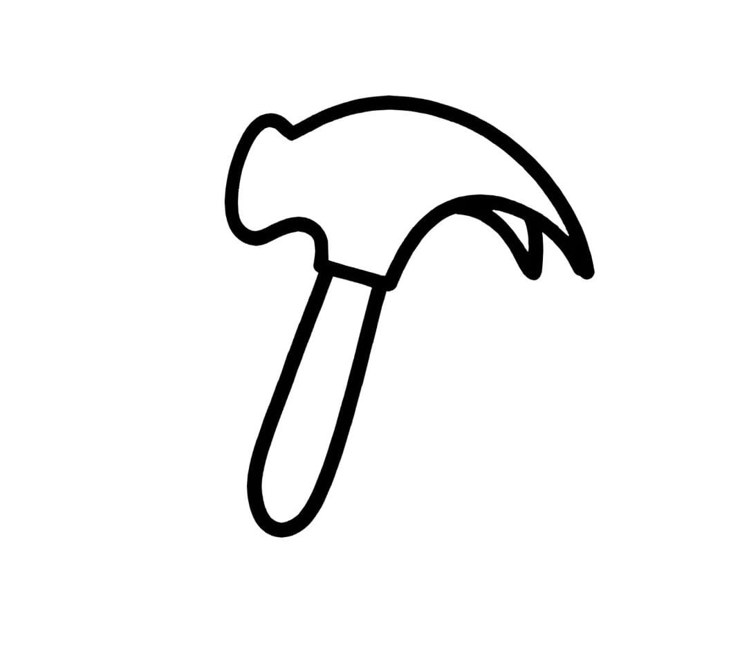 hammer coloring pictures