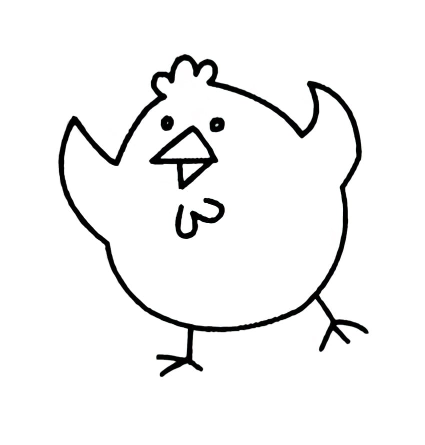happy hens coloring pictures