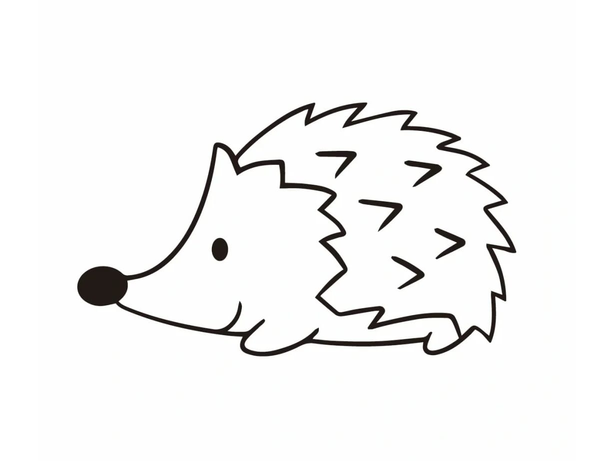 hedgehogs coloring pictures