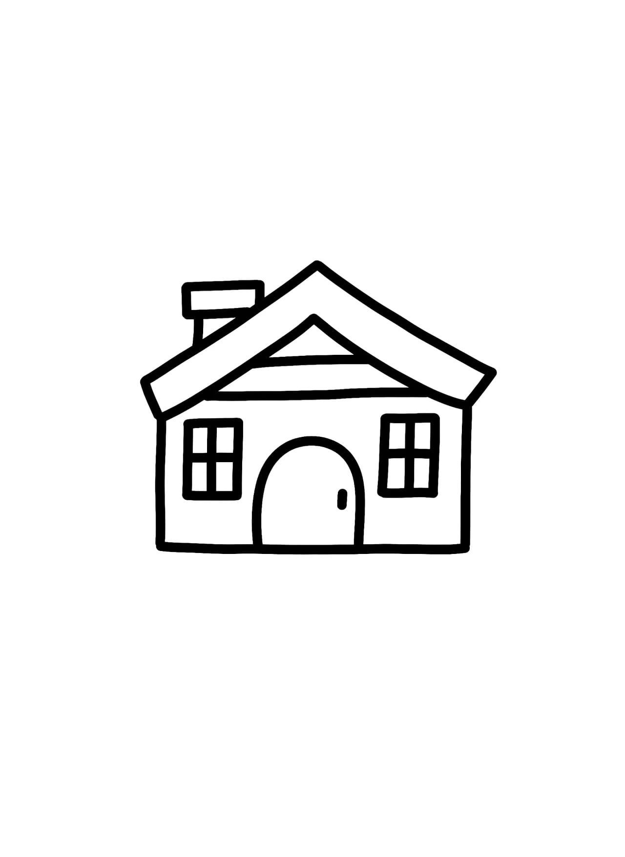 herringbone roof coloring pictures