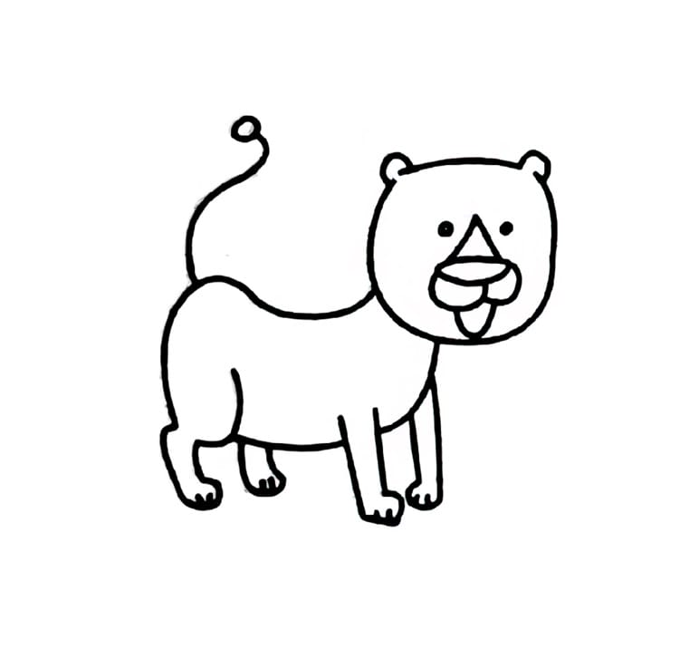 lioness coloring pictures