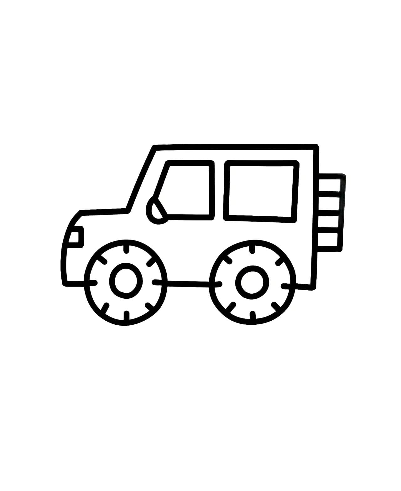 off road vehicle coloring pictures