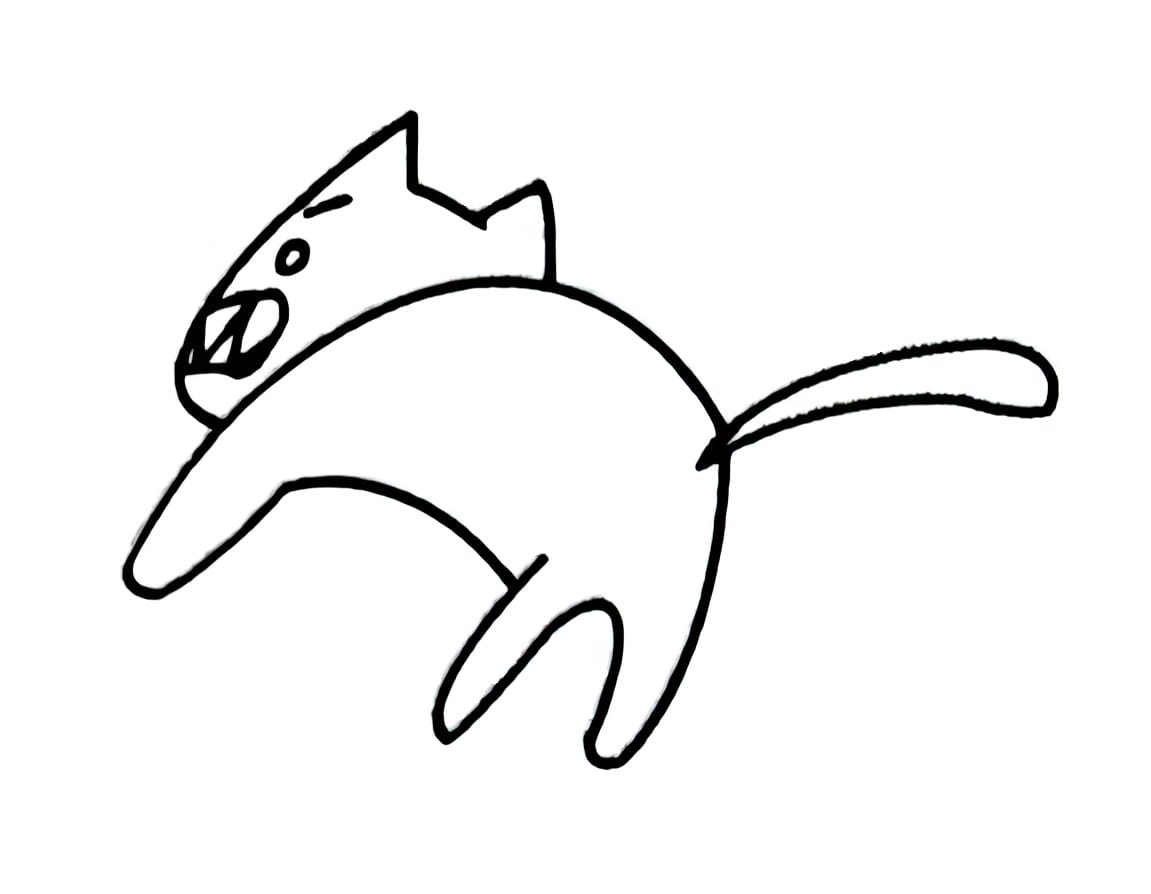 scaredy cat coloring pictures