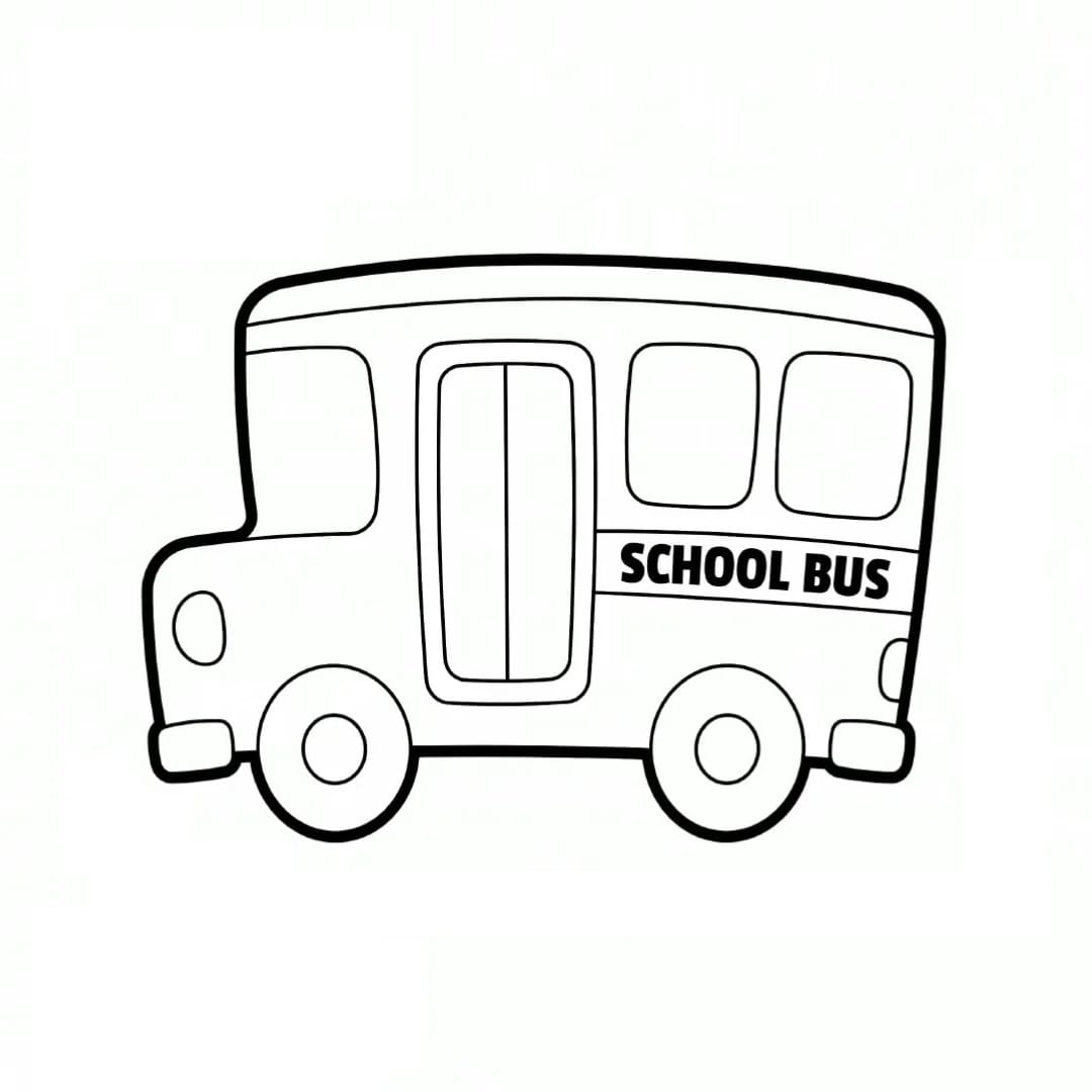 school bus coloring pictures