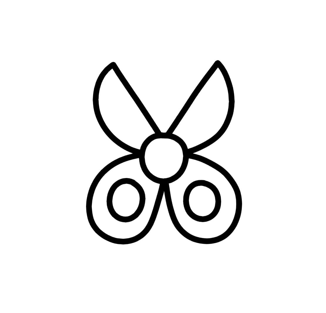 scissor coloring pictures
