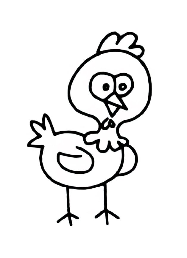 skinny hens coloring pictures