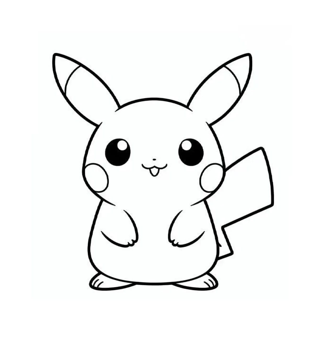 smiling pikachu