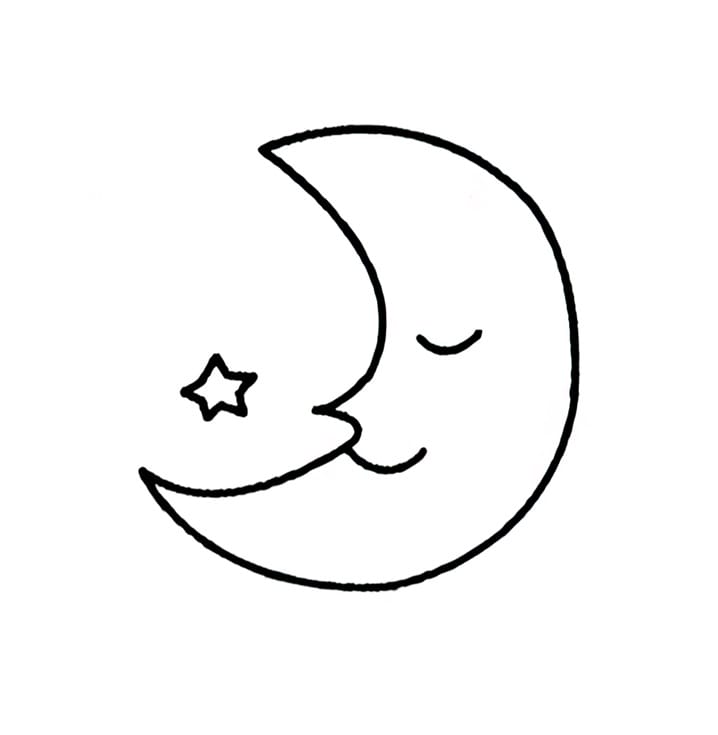 the moon and the stars coloring pictures
