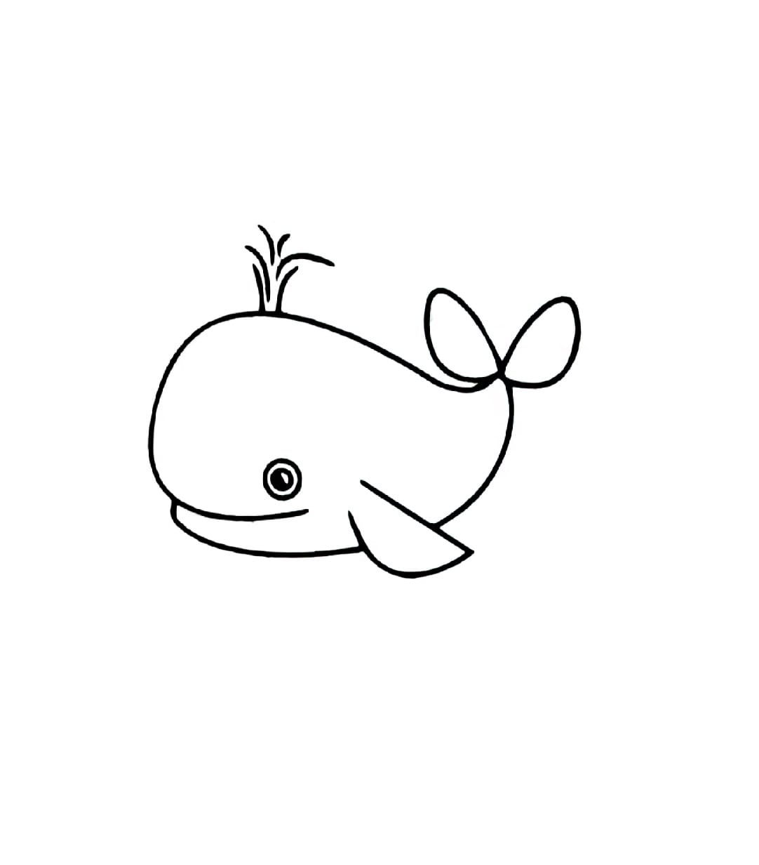 whales at play coloring pictures